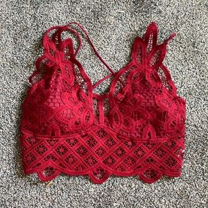 Bralette red